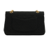 Medium Double Flap, &pound;2,800, Handbags, Black, Fabric, Back view